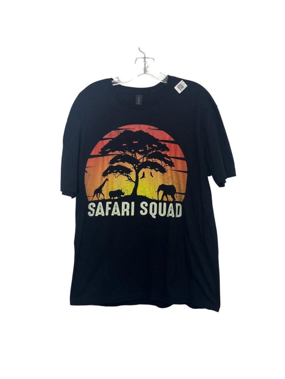 Safari Squad Tshirt Mens Large Black New Gildan Softstyle Cotton Sumer